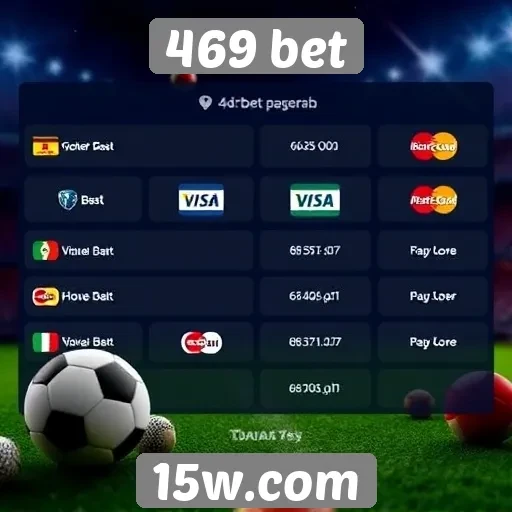 Métodos de pagamento disponíveis na 469 bet