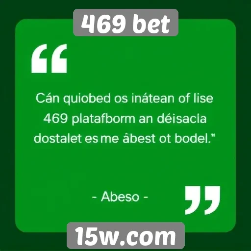 Opiniões de usuários sobre 469 bet